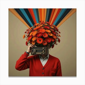 Flower Head Canvas Print