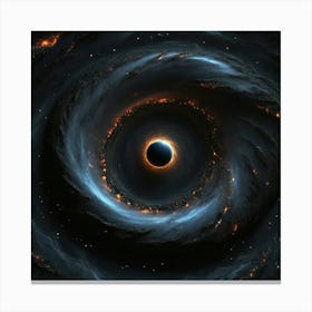 Black Hole Canvas Print