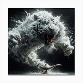 White Tiger 6 Canvas Print