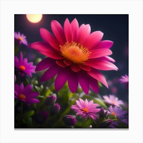 Flower Background Canvas Print