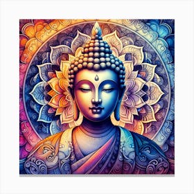 Buddha Painting 9 Canvas Print