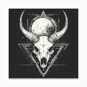 Demon Skull Stampe su tela