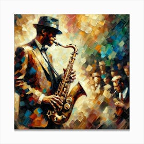 Jazz Musician 1 Canvas Print