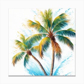 Palm luckycharm Canvas Print