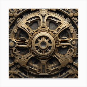 Clockwork Gears 9 Canvas Print