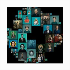 Faces Of Influence Canvas Print