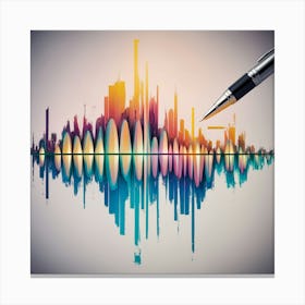 Sound Wave 2 Canvas Print