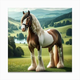 Clydesdale Horse 2 Canvas Print