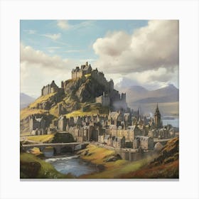 Scotland art print 1 Canvas Print