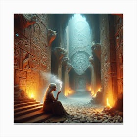 Egyptian Art Canvas Print