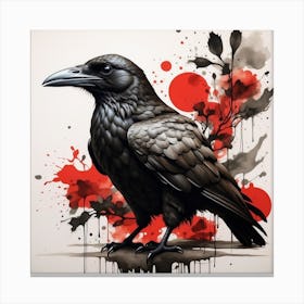 Crow* Canvas Print