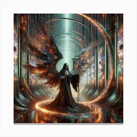 Angel Of Death 4 Canvas Print