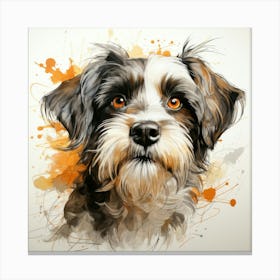 Dog Portrait 7 Canvas Print