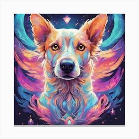 Angel Dog Canvas Print