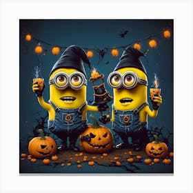 Halloween Minion 2 Canvas Print