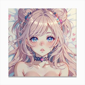 Cute Girl With Beautiful Eyes(1) Canvas Print