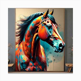 Horse Painting Canvas Print