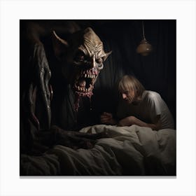 Tooth fairy and fear Canvas Print
