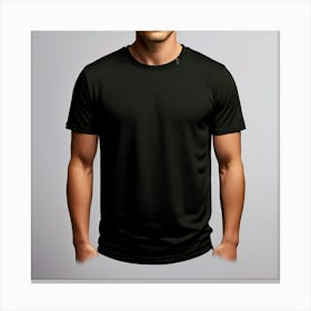 Mock Up Cotton Casual Wearable Printed Graphic Plain Fitted Loose Crewneck V Neck Sleeve (17) Canvas Print