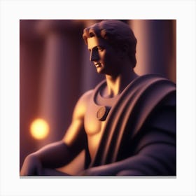 Statue Stock Videos & Royalty-Free Footage Canvas Print