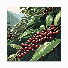 Coffee Tree Canvas Print