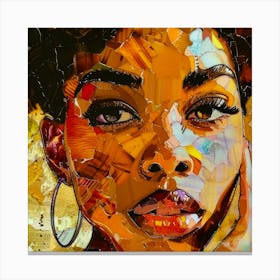 Captivating Look - Face Beauty Canvas Print