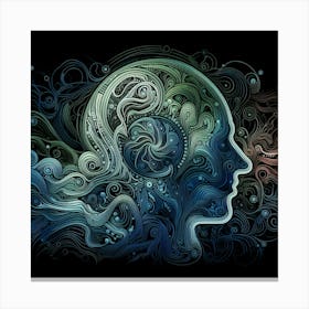 Thinking Canvas Print