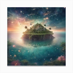 Island In The Sky 1 Canvas Print