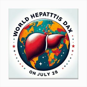 World Hepatitis Day 2 Canvas Print