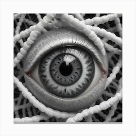 Eye Of The Spider Canvas Print