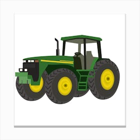 John Deere Tractor Canvas Print