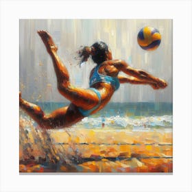 Volley Ball Canvas Print