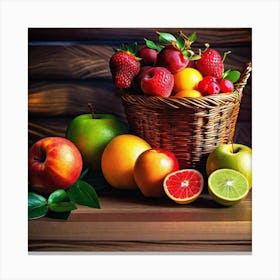 Fruit Basket 5 Canvas Print