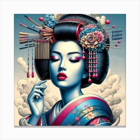 Japan Geisha Visual 140 Canvas Print