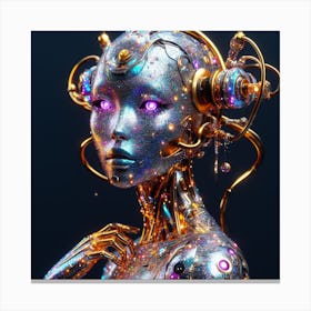 Futuristic Woman 15 Canvas Print