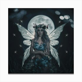 Fairy In The Forest 3 Canvas Print