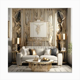 Deco Living Room 18 Canvas Print