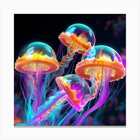 Jellyfish 12 Canvas Print