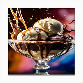 Ice Cream Sundae 1 Canvas Print