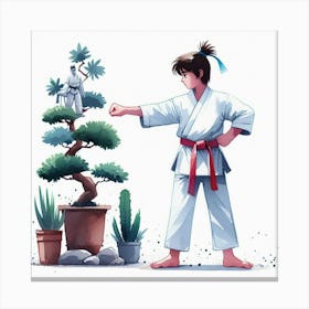 Karate kid 7 Canvas Print