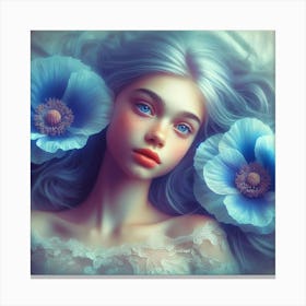 Flower Girl 4 Canvas Print