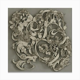 Paper Sculpture Canvas Print