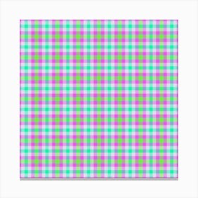 Plaid Fabric 47 Canvas Print