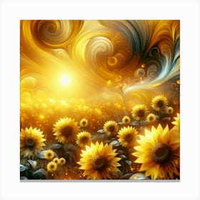 Sunflowers 1 Canvas Print