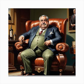 Man In A Suit Canvas Print