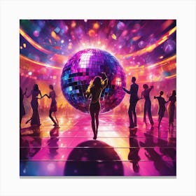 Disco Ball 36 Canvas Print