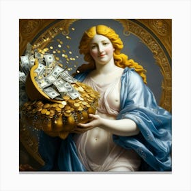 Goddess of Money16 Canvas Print