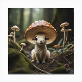 Little Mushroom Canvas Print