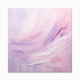 AI Blush Brushstrokes Canvas Print