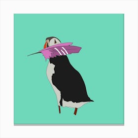 Javelin Puffin Canvas Print